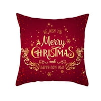 Božićna pamučna breskva kože jastuk jastuk za jastuk za jastuk