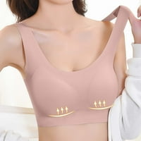 TAWOP Bespremljeni grudnjaci za žene Push-up ženstveno rastezanje ružičaste XL