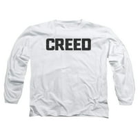 Creed Drama Boxing Sportski film Crni logotip bijeli odrasli dugačak čaj
