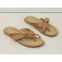 Daeful ženska ravna sandala sandale sandale za sandale Ljeto Flip Flops Udobne klizanje na cipelama