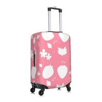 Poliesterski elastični poklopac prtljage, ružičasti slatki jagodni uzorak za zaštitu od kotača za kofer
