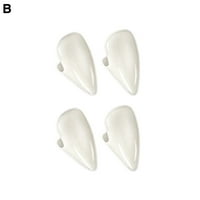 Ljepljive kuglice za zube Vivid Halloween Prontere sa zubima Prop simulirana proteza za široku aplikaciju Prozirna ljepljiva vrućina