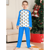 Modni dječaci pidžamas zimske dugih rukava djeca postavi pamučna mala djeca pjs spavaća odjeća