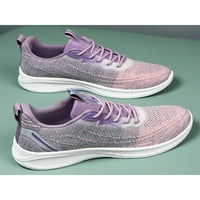 Leuncero Atletičke cipele za žene mreža za trčanje lagana patchwork casual tenisica na otvorenom moda niske topnike ljubičaste ružičaste 5