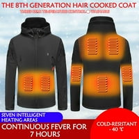 Grijane jakne za odrasle modne plišane zagrijavanje labavo dugih rukava zatvarač patentni patentni patentni