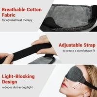 Esafio stilska maska ​​za oči, grijana suho oka USB maska ​​za oči sa kontrolom temperature i tajmera,