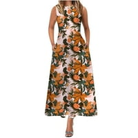 Ljetne haljine za žene Ležerne prilike, pokušajte kupiti ženske haljine Halter Maxi haljina ženska ljetna
