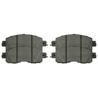 Autoshack prednja i stražnja keramička kočni jastučića za zamjenu kompleta za Nissan Altima 2014- list 2.5L 3.5L v FWD