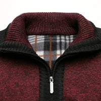 Uhdy muški vrhovi džemper od runa na jesen i zimsku zadebljanje toplinske casual majice Muška odjeća