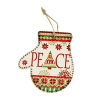 Zeceeuar Božićne ukrase unutarnji na otvorenom, božićni ukras od kartona božićnog stabla privjesak s