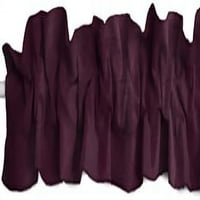 FAU svilena dupioni za zavjese od rukava s gornjim i donjim ruffles home decorc