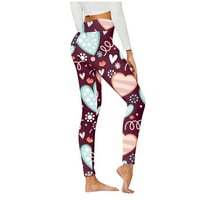 Visoko stručni uzorni tajice za žene - Buttery Mekani temminijski temmiji ispisane joge hlače za vježbanje joge, dane za zaljubljeni