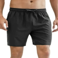 Groanlook Muške ljetne kratke hlače Srednja struka Drće elastične kratke hlače za plažu muškarci klasični