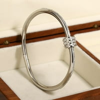 Klasične cirkon perle od nehrđajućeg čelika narukvice za žene Trend Jednostavno pozlaćene narukvice
