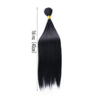 Apepal Human za kosu Brazilska kosa Weave snopovi prirodna crna boja valovita kosa