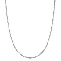 Luksuzni lanac Co italijanskog sterlinga srebrni Bo lančana ogrlica za žene i muškarce