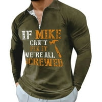 Majice za muškarce za muškarce s dugim rukavima ulica moda pulover povremene muške majice košulje za