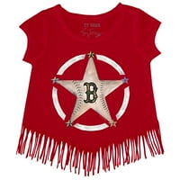 Djevojke Mladića Tiny Turpap crvena bostonska crvena majica vojne zvijezde