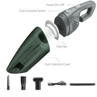 Erago prijenosni bežični ručni usisivač 7KPA automobilski vakuumski vakuum bežični ručni vakuum za kućnu kosu automobila