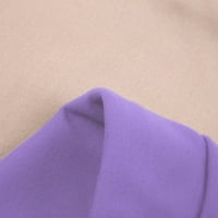 Modna kontrastna boja Top Hoodie dugih rukava čipka ženskih pulover šivanja ženske bluze
