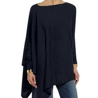 Fimkaul Ženske košulje Zimseni pad dugih rukava Ležerne prilike Tvornički dizajn Proljetni stil Nepravilna majica čvrstog pulover
