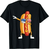 Hot Dog Majica Boy, Djevojka 4. jula Košulje Smiješno Dabbing HotDog majica