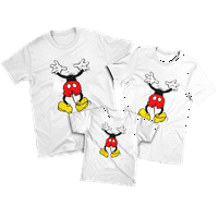Dječji majice Mickey Mouse Crtani ljeto tiskovina za mlade Kids majica TOPS TESE Obiteljski poklon tanka