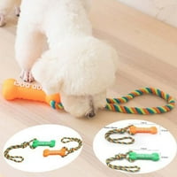 Igračke za pse sa užetom od konopnog oblika bez ikakvih otpornih na ugriz, a žvakačke igračke za kućne ljubimce pričvršćen na koštani oblik, otporan na ugriz, interaktivni za masni psi