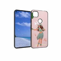 Aloha-Hula-Dancer-Hawaii Telefon za telefon za Google Pixel 4A 4G za žene Muška Pokloni, Mekani silikonski