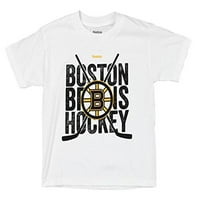 REEBOK NHL Youth Boston Bruins Cross Sticks Grafički kratki rukav
