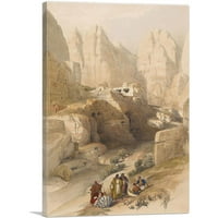 Sveta Zemlja Sirija Idumea Arabia Planine Platno Art Print David Roberts - Veličina: 40 26