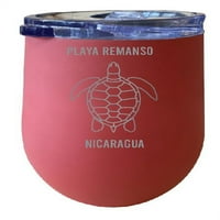 Playa Remanso Nikaragva OZ Coral Lasersko i izolirano vino od nehrđajućeg čelika