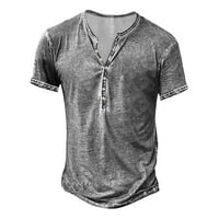 3D muška majica Digitalni ljetni ležerni modni kratki top t Štampanje pričvršćivača za muškarce muškarci