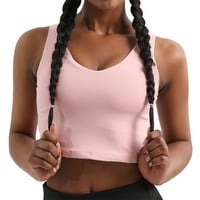 Linyer Woman Yoga Camisole Ženska fitness haljina Jednostavni stil Djevojke prsluk prsluk Najbolji sportski
