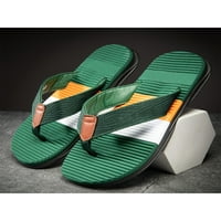 Daeful Muška flip flip ploče Sandal Slip na tangi sandale Muške hladne proklizne ljetne casual cipele zelene 9.5