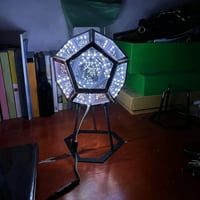 Kreativna hladna beskonačna dodekahedronska noćna svjetlost boja umjetničko svjetlo svjetlo za ukrašavanje doma