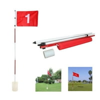 Stavljanje zelenih zastava, golf flagstike za dvorište, vježbati čašu rupe sa zastavom, zastava za golf za zastava za standardni golf teren