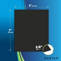 Radyan je proširio PVC plastične listove kruti crni lim za zanate, signalizacije i displeja - SINTRA