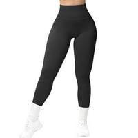 Ženske joge hlače Bespremljena uska struka teretana Fitness Stretchy Streetwear Actitetweb odjeća za