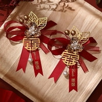 Greenhome set Kineski vjenčani korzaja Romantična luka dekora Legura Tradicionalna mladenka broševa
