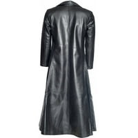 Simplmasygeni Clearence Muška jakna s dugim rukavima FAU kožni kaput zimska kožna kaputa sa dugim rukavima,