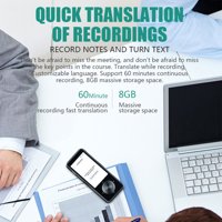 Thinsont Translator Instant Voice Smart Translators Translation Uređaj aluminijumski legura Višenamjenski