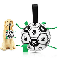 Igračke za pse nogometna lopta sa interaktivnim karticama za vuču, psećih igračaka za ratnike, štene rođendanski pokloni, igračka za pse, pseće vodene igračke, izdržljive kuglice za pse za osoblje Bullmastiff i druge velike hibridne pse