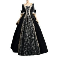Ženska Gothic Vintage haljina Steampunk Retro Court Princess Half haljina