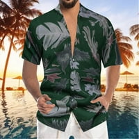 Muška košulja Ljetne tropske košulje za muškarce Modna košulja za odmor na plaži Havajski košulja s