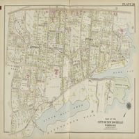 Puzzle- - Mapa Philadelphia Westchester, V. 1, dvostruka stranica Ploča br. Karta Omestana glavnim St.,