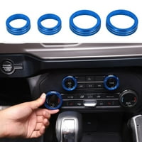 Klima i audio prekidač gumb Ogranični prsten za Ford Bronco Blue