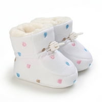 Obuća za bebe za bebe za bebe tople kratke čizme cipele modne tiskanje bez klizanja prozračne čizme
