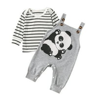 SNGXGN Boys Jogger Set Duks pants Boys Fall setovi za dječake, sivu, veličinu 62