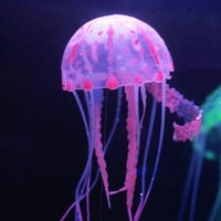 IOPQO akvarijumski riblje spremnik Fluorescentna užarena ljepota umjetna jellyfish ornament akvarijski